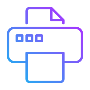 Print, Printing, Paper, Electronics, Machine, Office, Printer, Technology icon