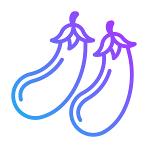 Eggplant, Vegetable, Vegetarian, Healthy Food, Food And Restaurant icon