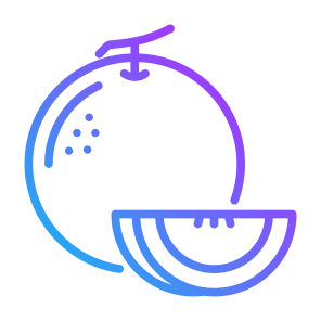 Melon, Fruit, Vegetarian, Healthy Food, Food And Restaurant icon
