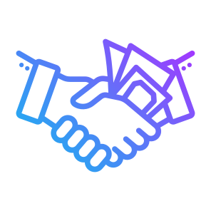 Bribe, Handshake, Money, Bribery, Corruption icon