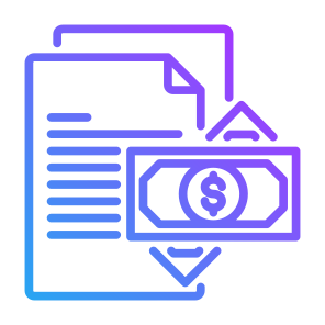 Contract, Document, Money, Bribery, Corruption icon