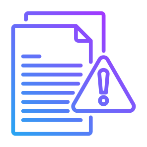 Fake Document, Sign, Identity, Risk, Document icon