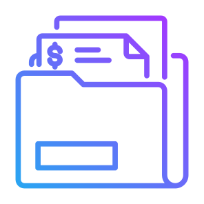 Folder, Dollar, Bill, Archive, Files And Folders icon