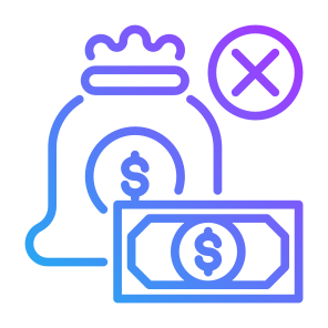 Illegal Money, Money, Sign, Reject, Illegal icon