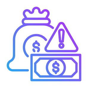 Illegal Money, Money, Sign, Risk, Illegal icon