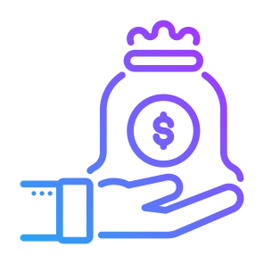 Money Bag, Currency, Cost, Hand Gesture, Money  icon