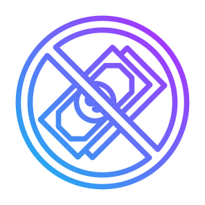 No Corruption, Dollars, Bill, Cancel, No Money icon