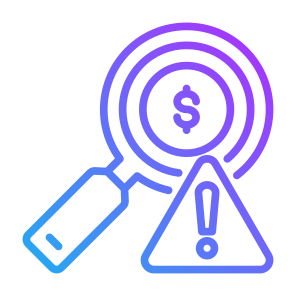 Search, Investigation, Dollar, Coin, Investigation icon
