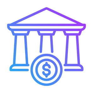 Bank, Bank Account, Central Bank, Money, Banking icon