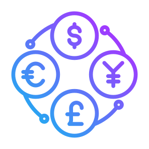 Currency, Exchange, Money, Euro, Yen icon