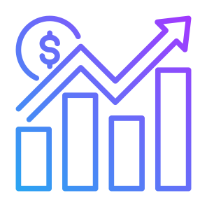 Profit, Statistics, Increase, Bar Graph, Growth  icon