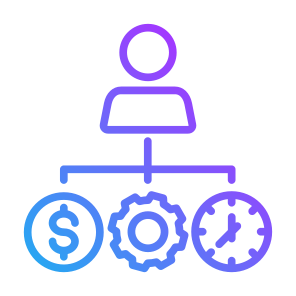 Resources, Money, Manager, Process, Time Management  icon