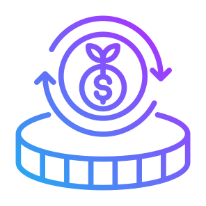 Return On Investment, Growing, Invest, Money, Dollar  icon