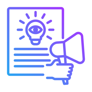 Branding, Marketing, Attention, Campaign, Innovation icon