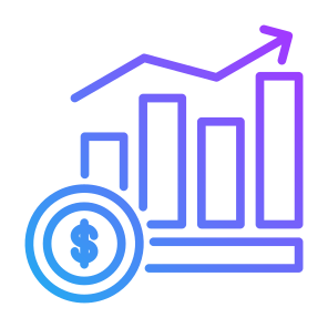 Business Growth, Process, Investment, Profit, Statistics icon
