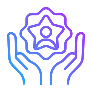 Customer Loyalty, Stars, Client, Rating, Reward Points icon