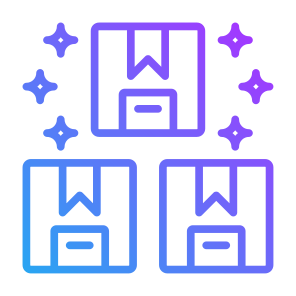 Differentiation, Box, Product, Packaging, Shipping And Delivery icon