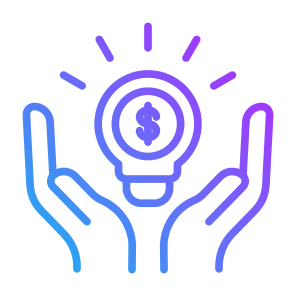 Intellectual Property, Light Bulb, Dollar, Idea, Innovation icon