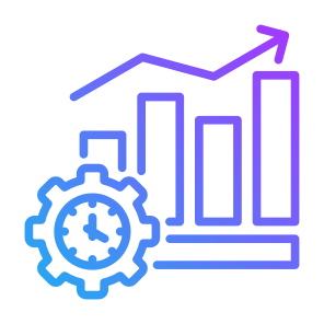 Productivity,  Increase, Timetable, Growth, Efficiency icon