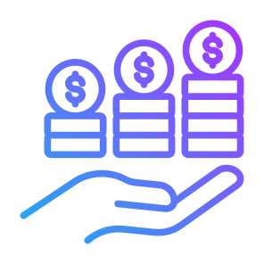Revenue, Money, Income, Growth, Salary icon