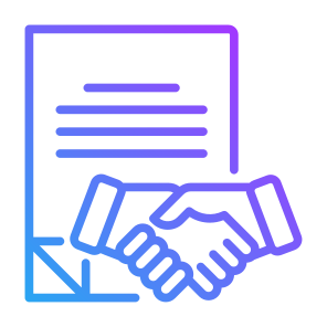 Agreement, Contract, Deal, Partnership, Handshake, Document icon