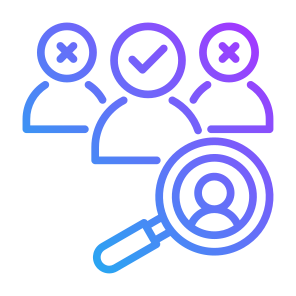 Selection, Select, Choice, Team, Recruitment, Screening icon