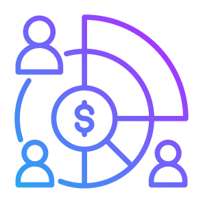 Shareholder, Profit, Investment, User, Pie Chart, Investor  icon