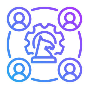 Strategic Alliance, Strategic, Teamwork, Cooperative, Collaboration, Team  icon