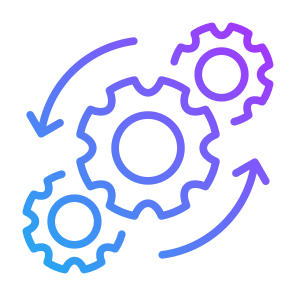 Synergy, Rotation, Process, Lifecycle, Transition, Continuity   icon