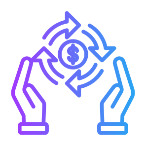 Cash Flow, Money Flow, Rotation, Money, Process, Cycle icon