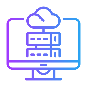 Cloud Server, Cloud Storage, Cloud Data, Hosting, Server, Server Storage icon