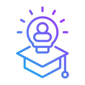 Creativity, Idea, Knowledge, Learning, Innovation icon