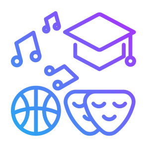 Extracurricular, Music, School, Theater, Hobbies icon