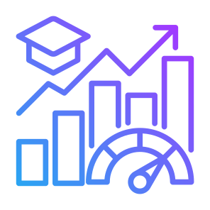 Performance, Student, Indicator, Growth, Statistics icon