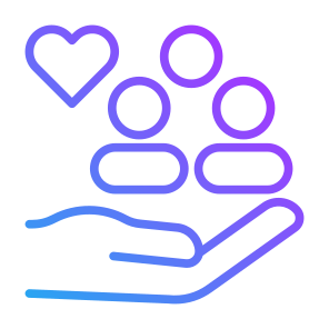 Public Service, People, Support, Community, Empathy icon