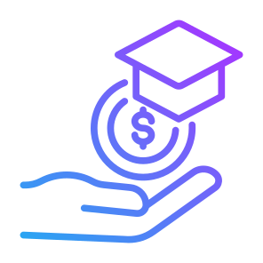 Scholarship, Study, Money, Funding, Compensation icon