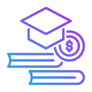 Tuition, Book, Money, Study, Cost icon