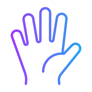 Hand, Body Parts, Open Hands, Five Fingers, Hand Palm icon