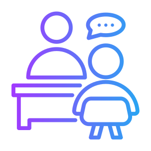 Counseling, Talk, Meeting, Communications, Discussion icon