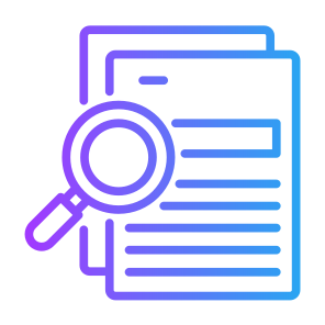 Evaluating, Search, Investigation, Evaluate, Inspection icon