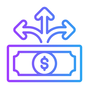Expend, Money, Cash, Flexibility, Expend icon