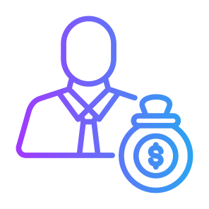 Investor, Dollar, Money Bag, Personal Wealth, Money icon