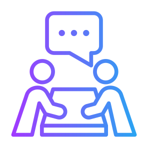 Meeting, People, Talk, Communications, Discussion icon