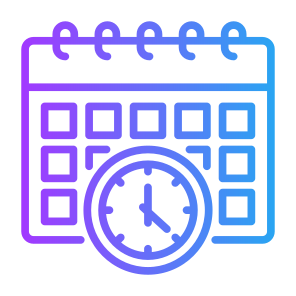 Schedule, Time, Calendar, Deadline, Estimate icon
