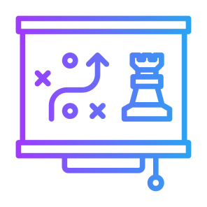 Strategy, Presentation, Planning, Strategic Plan,  Tactics icon