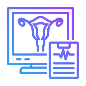 Diagnosis, Female Organs, Medical Test, Radiography, Medical Record   icon