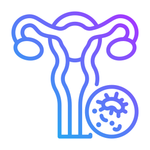 Endometrial Cancer, Uterus, Uretrine, Cancer Cell, Illness icon