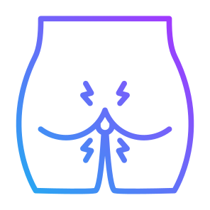 Hemorrhoid, Anus, Gluteus, Illness, Sickness  icon