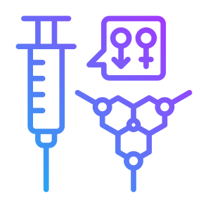 Hormone Therapy, Treatment, Injection, Hormones, Gene  icon