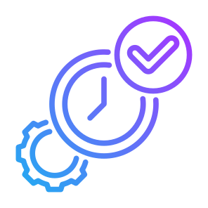 On Time, Time Save, Clock, Schedule, Timetable, Checked, Real Time icon